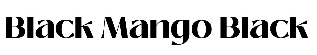 Black Mango Font | Webfont & Desktop | MyFonts